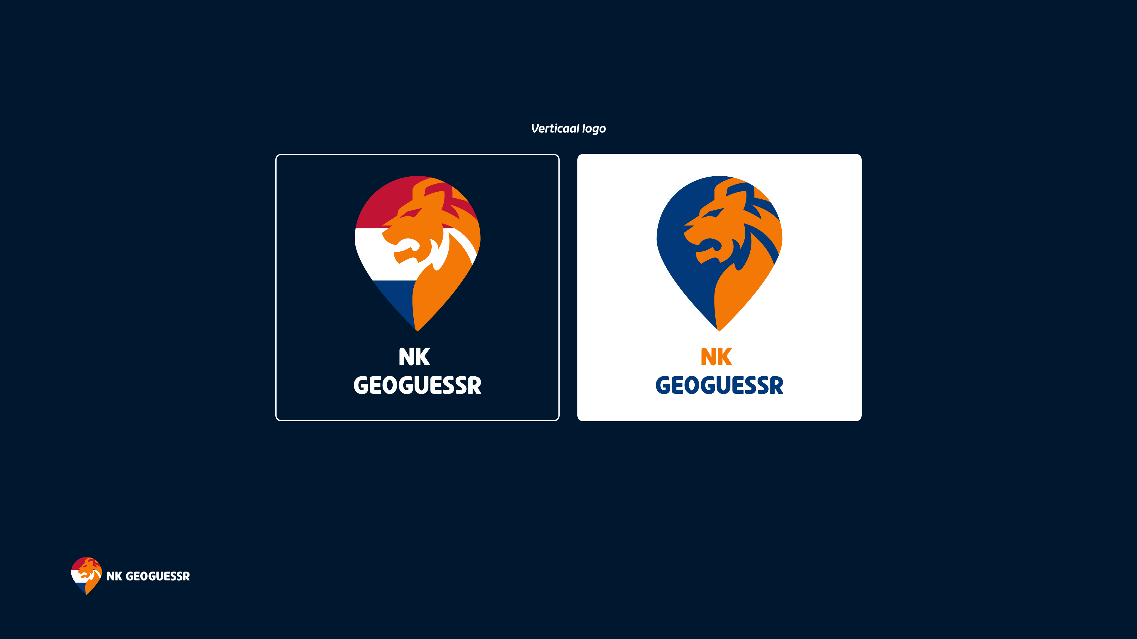 The sixth slide of the NK GeoGuessr brand style guide