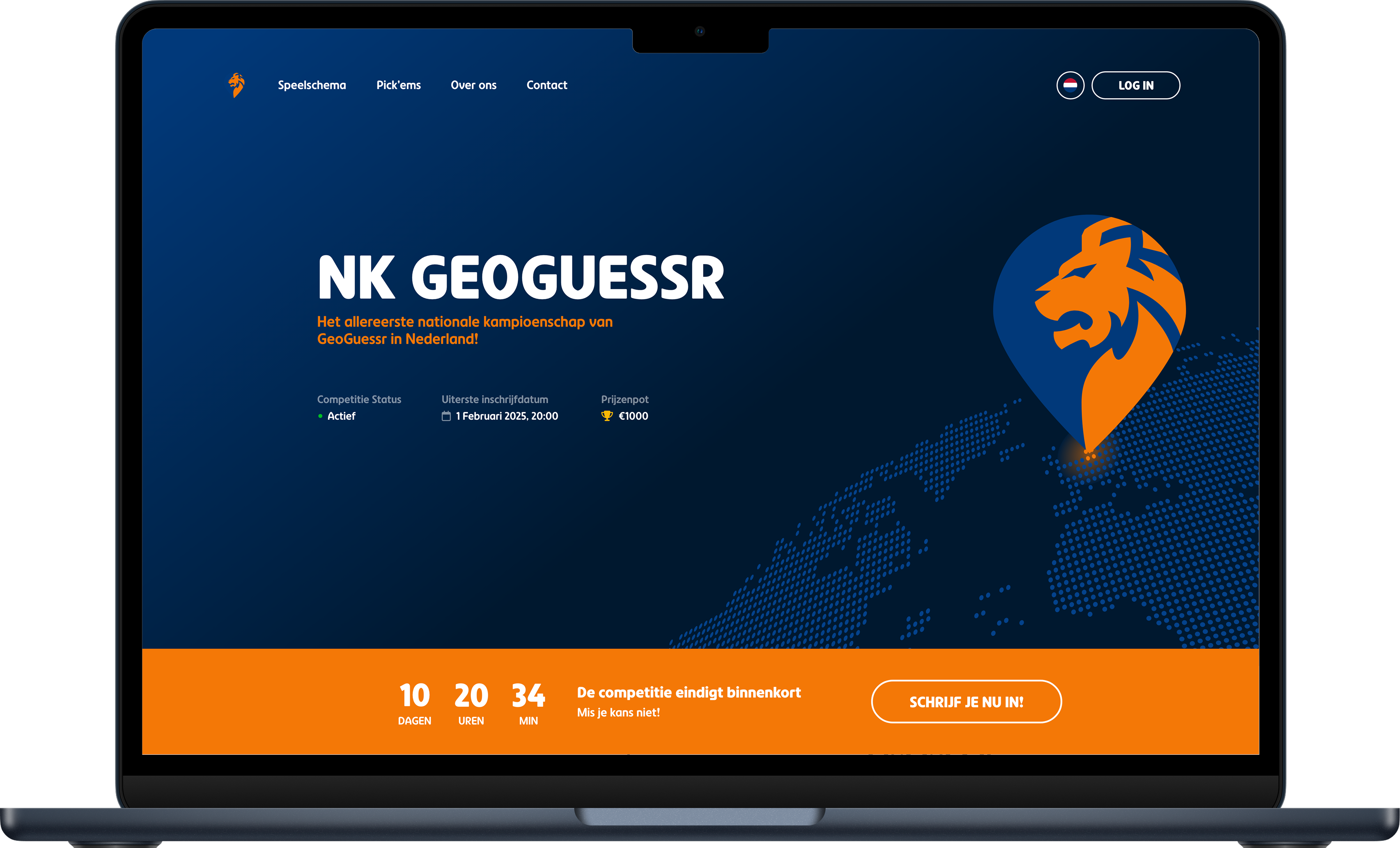 A mockup of
        the UI from NK GeoGuessr
